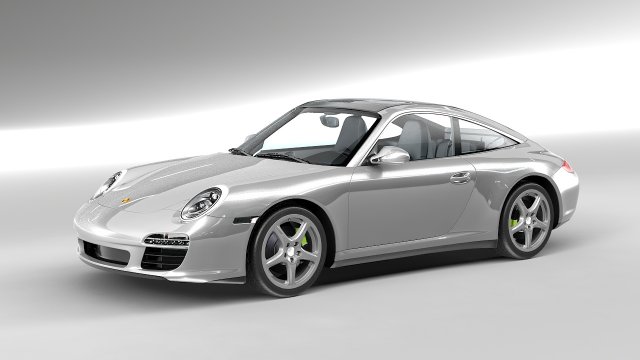 porsche 911 targa997 Modello 3D .c4d .max .obj .3ds .fbx .stl .blend 
