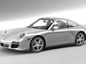 porsche 911 targa997 3Dモデル