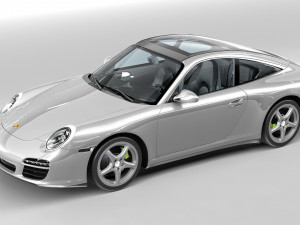 porsche 911 targa997 Modello 3D