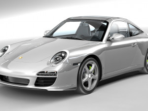 porsche 911 targa997 Modello 3D