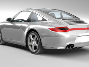 porsche 911 targa997 Modello 3D