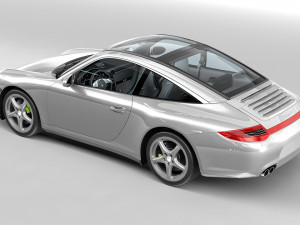porsche 911 targa997 Modello 3D