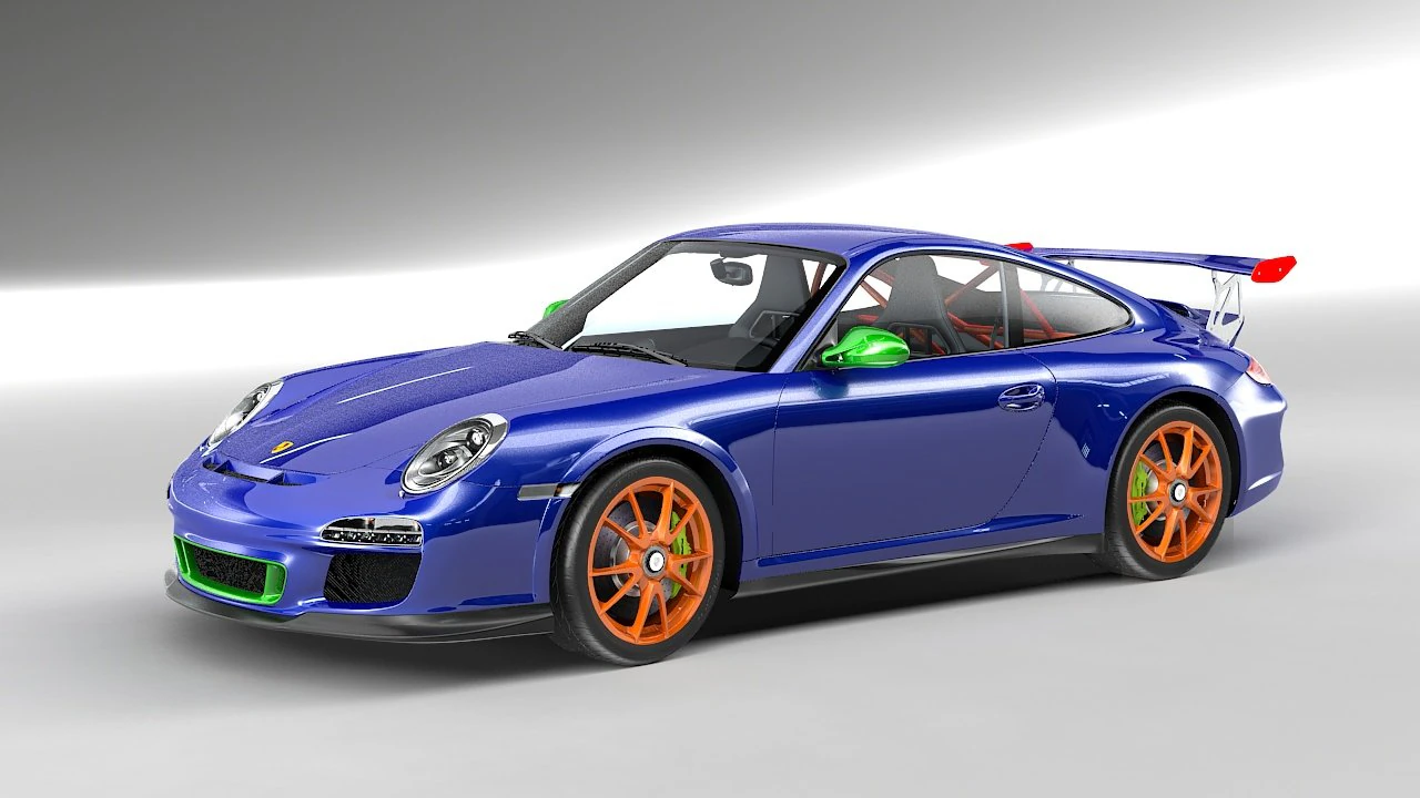 porsche 911 gt3 rs997 Modèle 3D .c4d .max .obj .3ds .fbx .stl .blend 