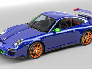 porsche 911 gt3 rs997 Modèle 3D