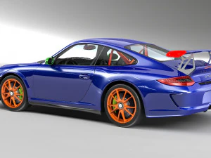 porsche 911 gt3 rs997 Modèle 3D