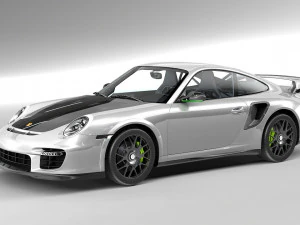 포르쉐 911 gt2 rs 997 3D 모델