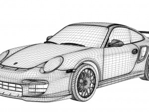 porsche 911 gt2 rs 997 3D मॉडल