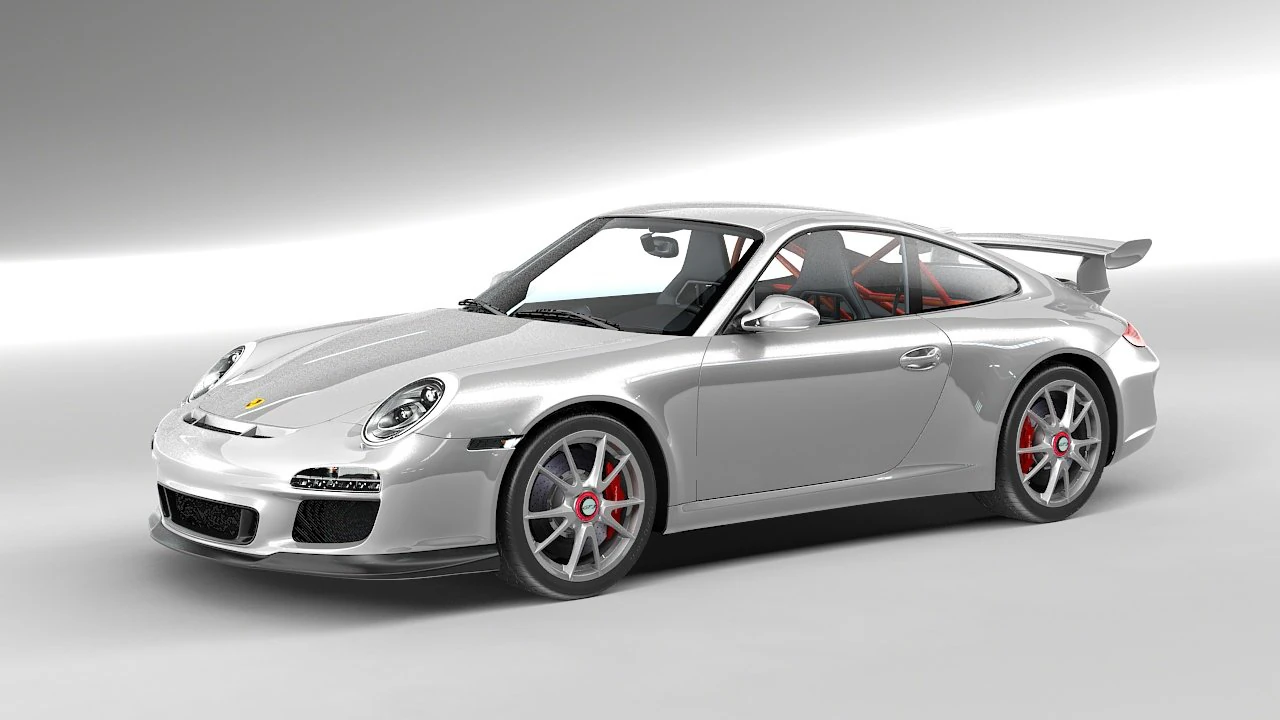 Porsche 911 gt3 997 3D Model .c4d .max .obj .3ds .fbx .stl .blend