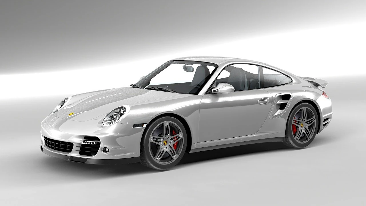 porsche 911 turbo 997 3D Model .c4d .max .obj .3ds .fbx .stl .blend 