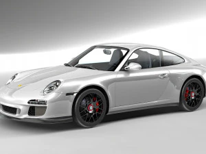 पोर्शे 911 जीटीएस 997 3D मॉडल