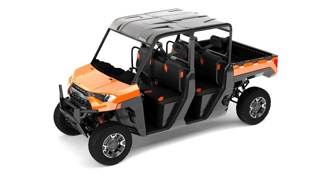 Polaris ranger crew 2018 3D Model .c4d .max .obj .3ds .fbx .stl .blend 