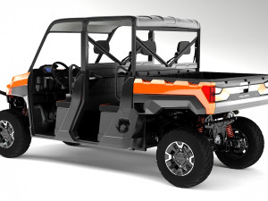Polaris ranger crew 2018 3D Model