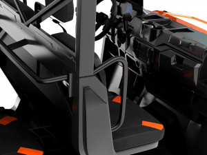 Polaris ranger crew 2018 3D Model