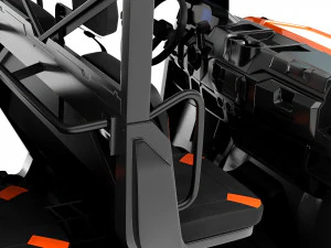 Tripula&ccedil;&atilde;o de guarda florestal Polaris 2018 Modelo 3D
