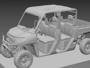 Polaris ranger crew 2018 3D Model