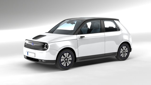 honda e 3D मॉडल .c4d .max .obj .3ds .fbx .stl .blend 