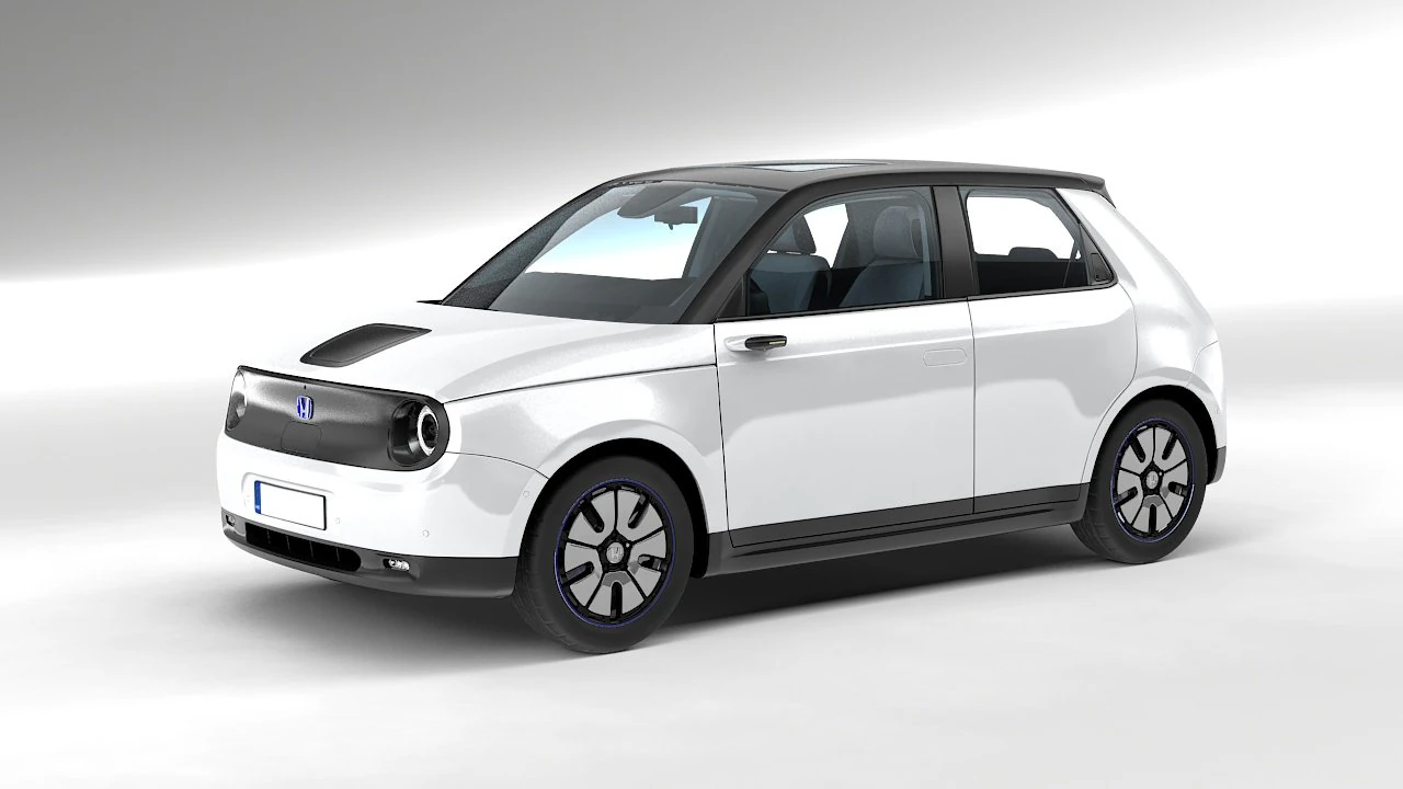 honda e 3D Model .c4d .max .obj .3ds .fbx .stl .blend 