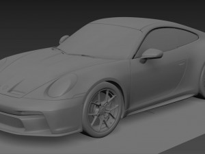 porsche 911 gt3 touring992 3D Model