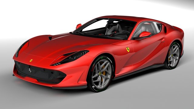 Ferrari 812 Superfast Modelo 3D .c4d .max .obj .3ds .fbx .stl .blend 