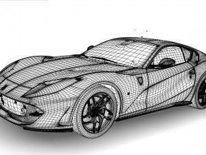 Ferrari 812 Superfast Modelo 3D