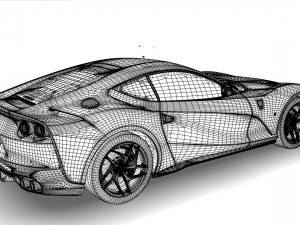 Ferrari 812 Superfast Modelo 3D