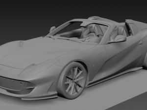 Ferrari 812 GTS Modelo 3D