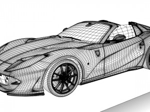 Ferrari 812 GTS Modelo 3D