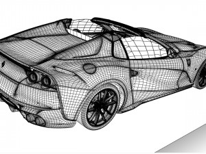 Ferrari 812 GTS Modelo 3D