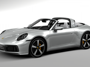 Porsche 911 Targa 4S 992 3D Model