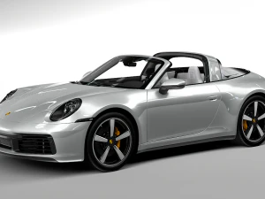Porsche 911 Targa 4S 992 Modelo 3D