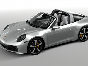 Porsche 911 Targa 4S 992 3D 모델