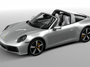 Porsche 911 Targa 4S 992 3D Model