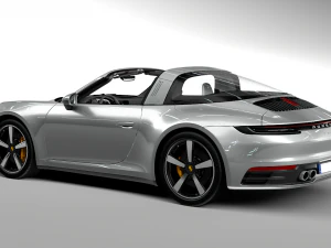 Porsche 911 Targa 4S 992 3D Model