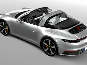 Porsche 911 Targa 4S 992 3D Model