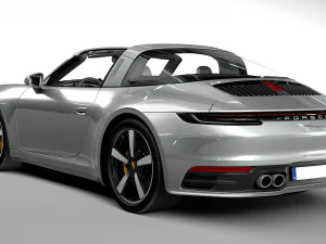 Porsche 911 Targa 4S 992 3D Model
