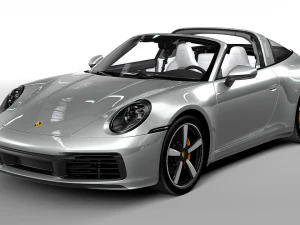 Porsche 911 Targa 4S 992 3D Model