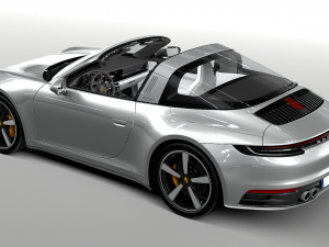 Porsche 911 Targa 4S 992 3D 모델