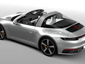 Porsche 911 Targa 4S 992 3D Model