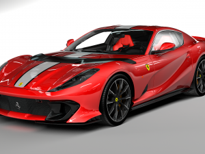 Ferrari 812 Competizione 3D मॉडल