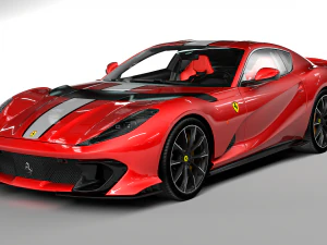 Ferrari 812 Yarışması 3D Model
