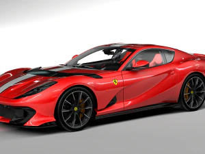 Ferrari 812 Competizione 3D Model
