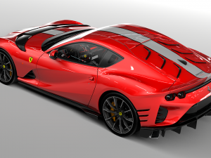 Ferrari 812 Competizione Modello 3D