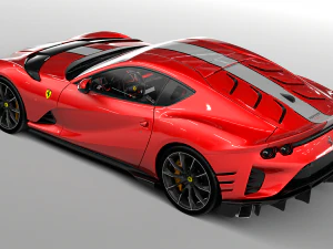 Ferrari 812 Competizione 3D Model