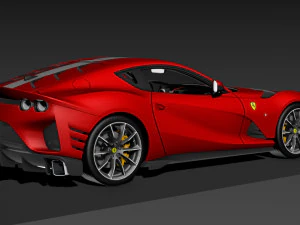 Ferrari 812 Competizione 3D Model