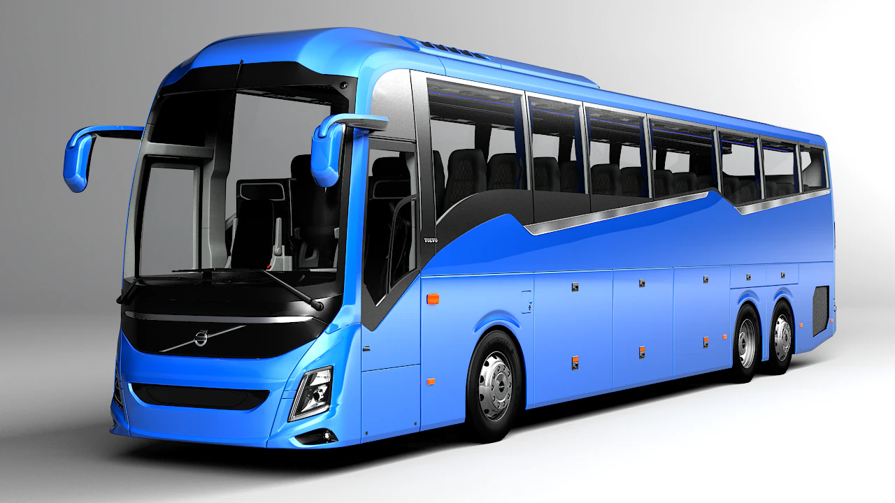 Volvo 9900 3D Model .c4d .max .obj .3ds .fbx .stl .blend