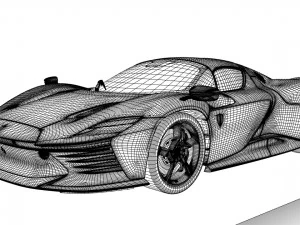 Ferrari Daytona SP3 3D Model
