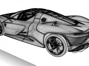 Ferrari Daytona SP3 3D Model