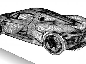 Ferrari Daytona SP3 3D Model