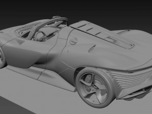 Ferrari Daytona SP3 Modelo 3D