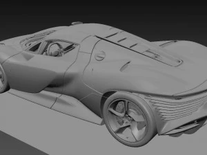 Ferrari Daytona SP3 3D Model